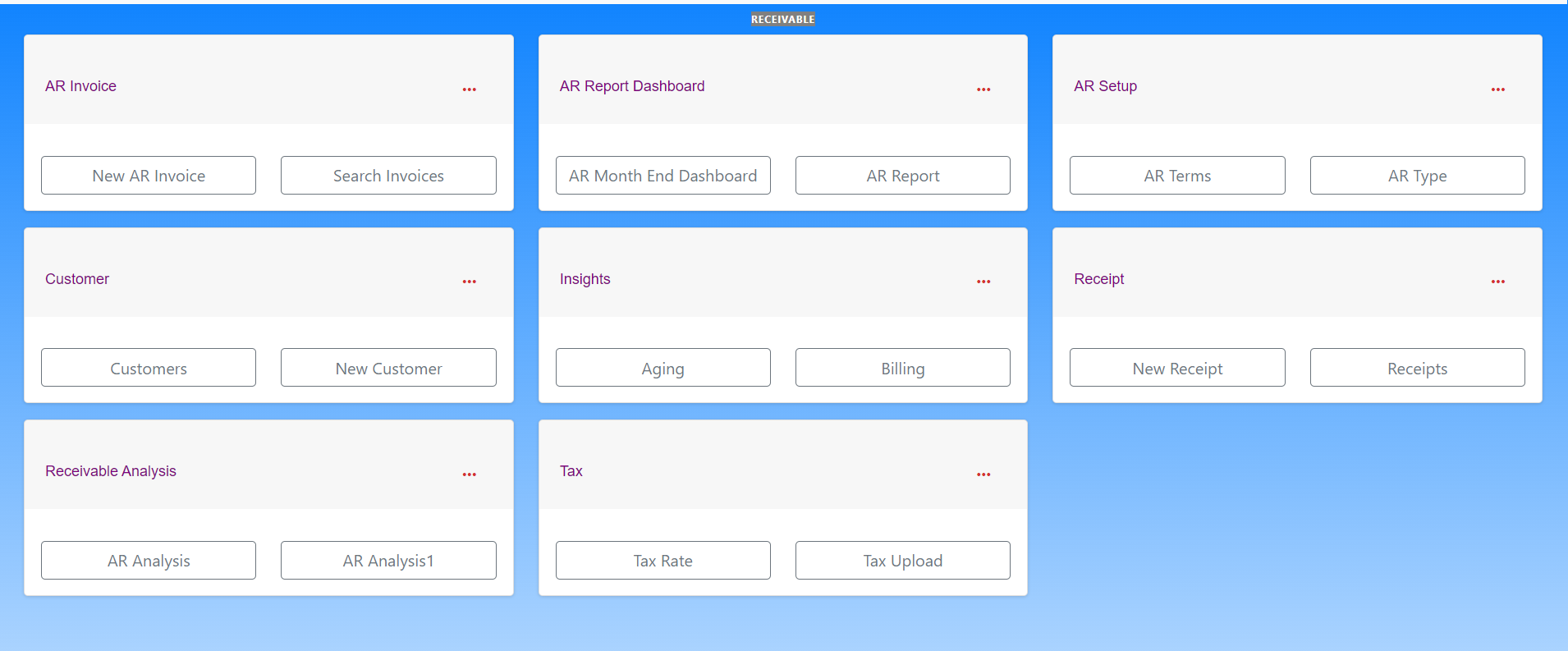 AR Invoice