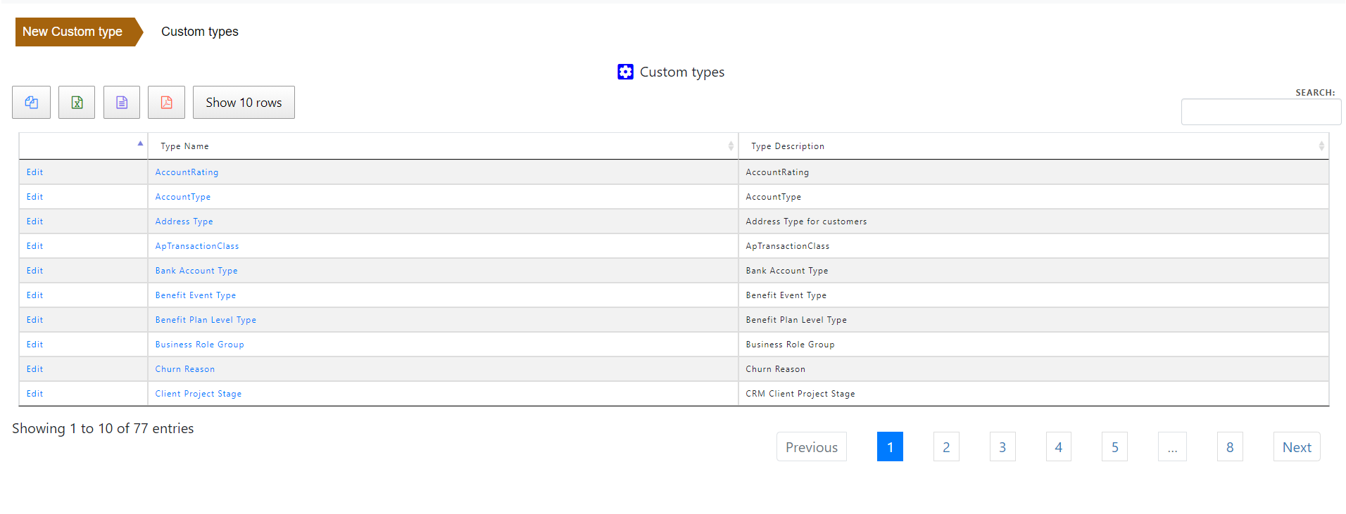 Custom Types